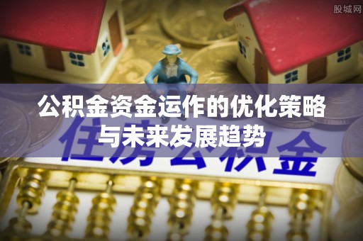 玉州公积金资金运作的优化策略与未来发展趋势