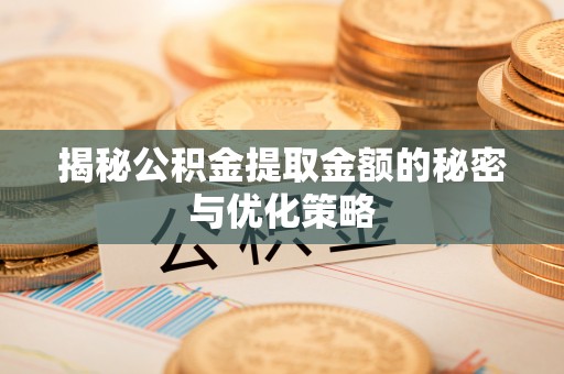 玉州揭秘公积金提取金额的秘密与优化策略