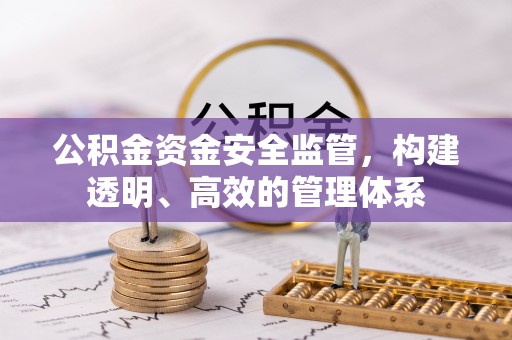 玉州公积金资金安全监管，构建透明、高效的管理体系