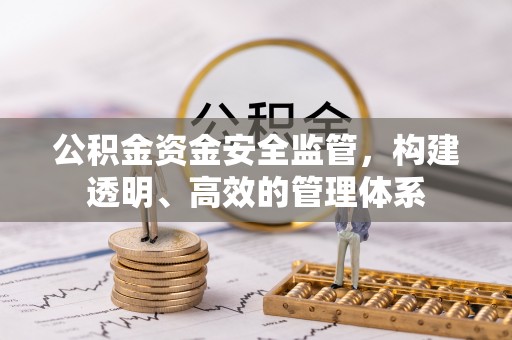 玉州公积金资金安全监管，构建透明、高效的管理体系