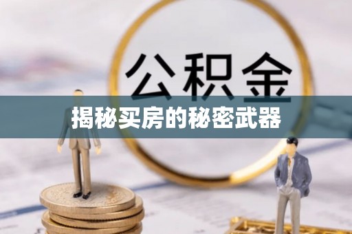 玉州揭秘买房的秘密武器